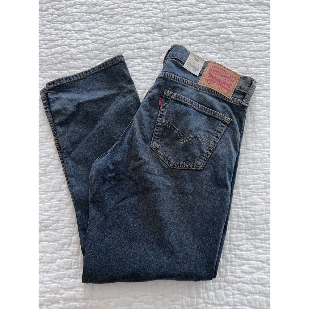 NWT Levi’s 514 Straight Leg Flex Men’s Jeans Size 34x30